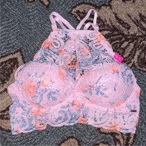 VS PINK lace push up bralette